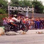 Scavengers mc Dragrace in Den Haag Holland